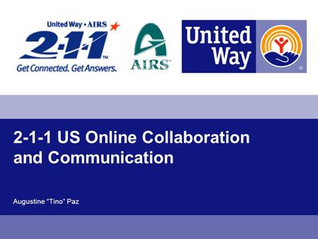 2-1-1 US Online Collaboration and Communication Augustine Tino Paz.