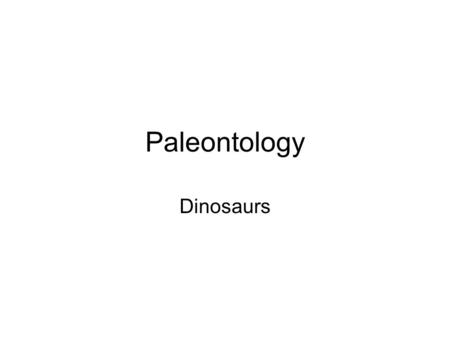 Paleontology Dinosaurs. Dinosaur Bones DNM, © NPS, Image Source: Earth Science World Image BankEarth Science World Image Bank.