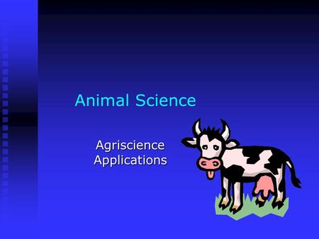 Agriscience Applications