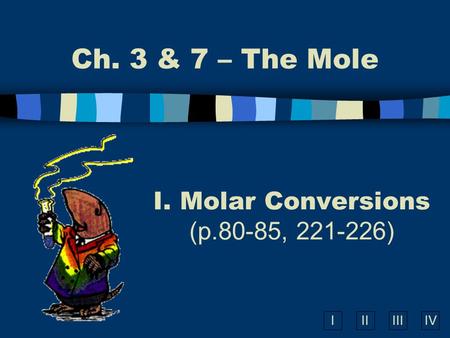 Molar Conversions (p.80-85, )