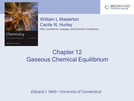 Chapter 12 Gaseous Chemical Equilibrium