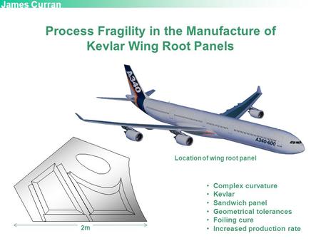 Process Fragility in the Manufacture of Kevlar Wing Root Panels