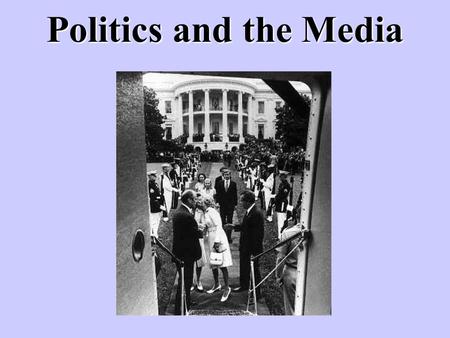 Politics and the Media. The media are important in a democracy in that they promote communication between citizens and their government. In a democracy,