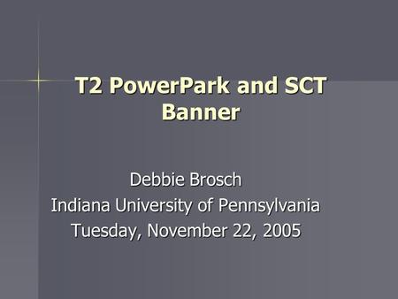 T2 PowerPark and SCT Banner