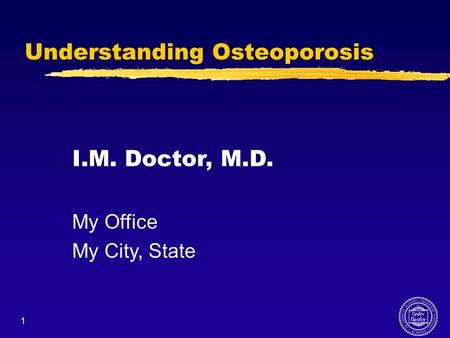 Understanding Osteoporosis
