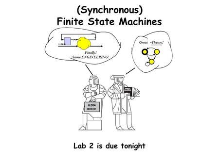 (Synchronous) Finite State Machines