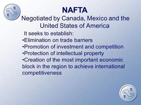 MEXICAN EXPERIENCE WITHIN NAFTA MOVEMENTS OF PEOPLE IMPACT ON NATIONAL POLICIES IMPACT ON NATIONAL POLICIES.