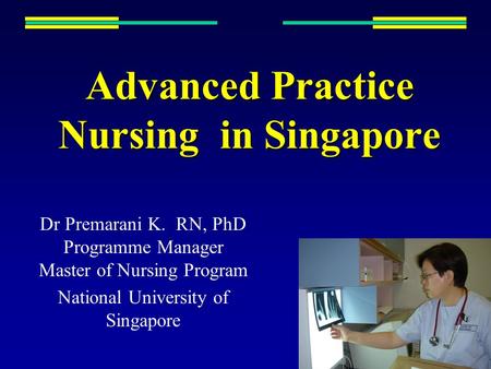Advanced Practice Nursing in Singapore