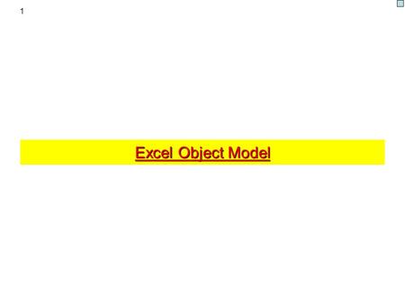 Excel Object Model.