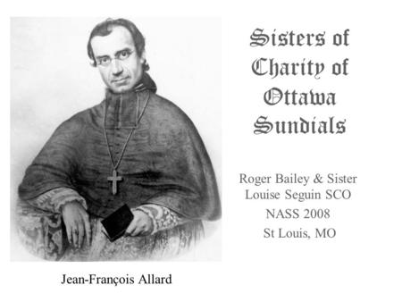 Sisters of Charity of Ottawa Sundials