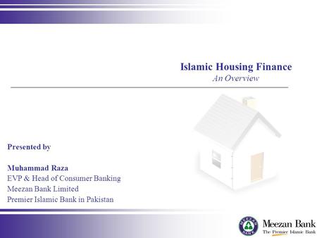 Islamic Housing Finance