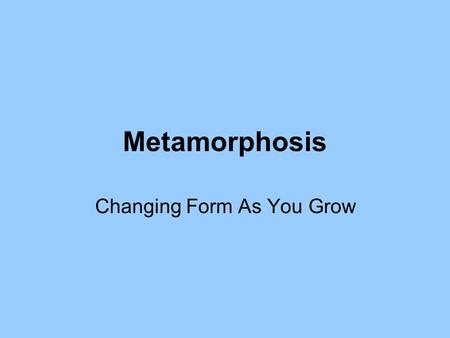 Metamorphosis Changing Form As You Grow. Monarch butterfly complete metamorphosis: zygote (egg)