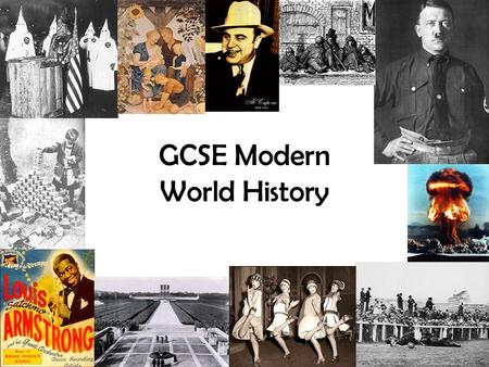 GCSE Modern World History. Paper 1 – International Relations Why were German children using banknotes as building blocks after World War 1? Why was there.