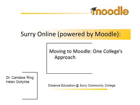 Surry Online (powered by Moodle):