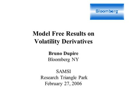 Model Free Results on Volatility Derivatives