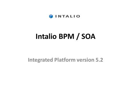 Integrated Platform version 5.2