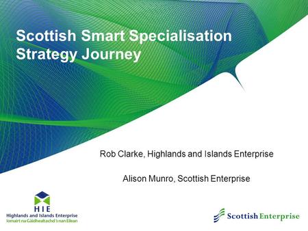 Scottish Smart Specialisation Strategy Journey