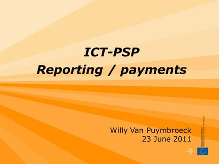 ICT-PSP Reporting / payments