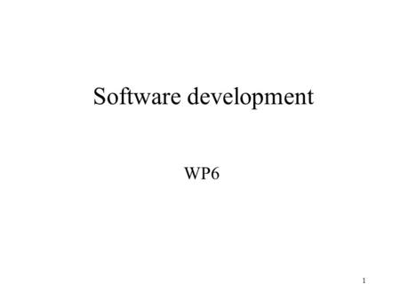 1 Software development WP6. 2 Team CEFAS: architecture and documentation IC: modules for calculating new functions (penalty prob.; enforcement cost) AZTI: