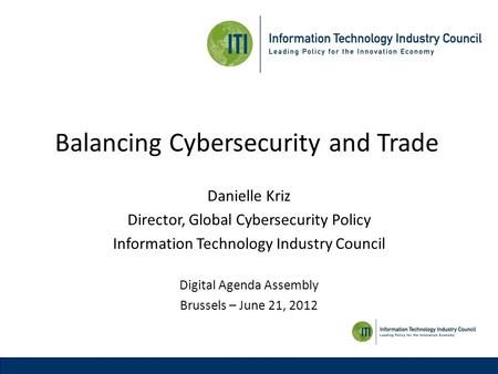 Balancing Cybersecurity and Trade