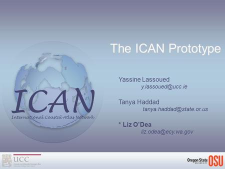 Yassine Lassoued Tanya Haddad The ICAN Prototype * Liz ODea