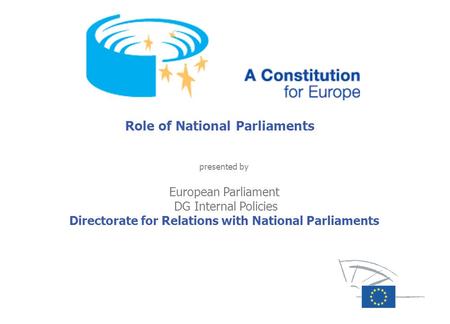 Role of National Parliaments