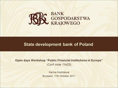 State development bank of Poland