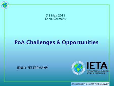 PoA Challenges & Opportunities