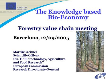 Forestry value chain meeting