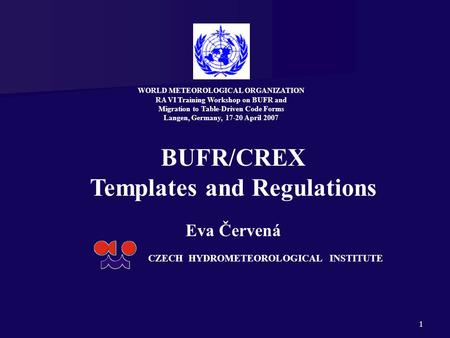 Templates and Regulations