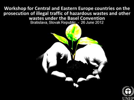 Workshop for Central and Eastern Europe countries on the prosecution of illegal traffic of hazardous wastes and other wastes under the Basel Convention.