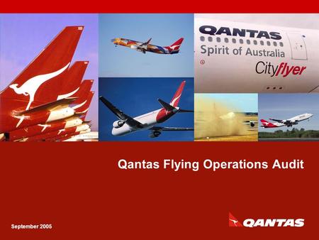 Qantas Flying Operations Audit