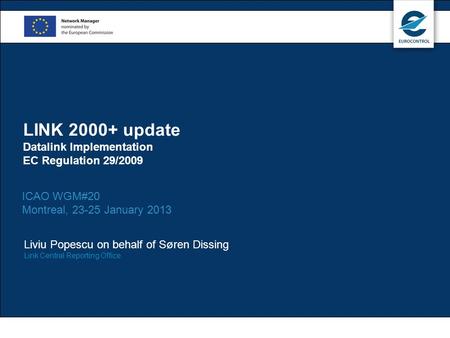 LINK update Datalink Implementation EC Regulation 29/2009