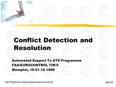 Conflict Detection and Resolution