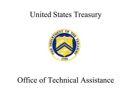 United States Treasury Office of Technical Assistance