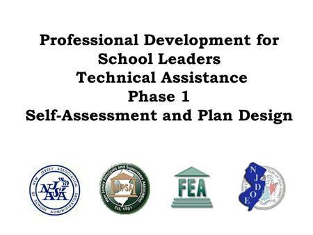 Professional Development for School Leaders Technical Assistance Phase 1 Self-Assessment and Plan Design.