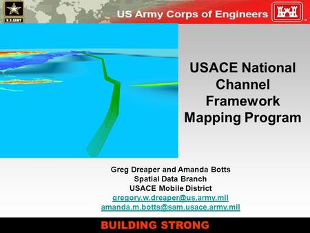 USACE National Channel Framework Mapping Program