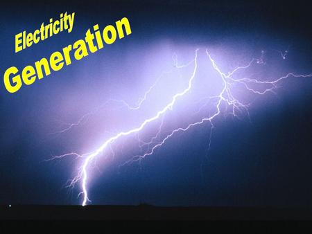 Electricity by definition is electric current that is used as a power source! This electric current is generated in a power plant, and then sent out over.