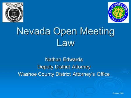 Nevada Open Meeting Law