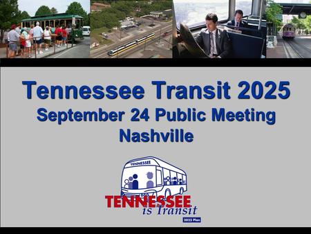 Tennessee Transit 2025 September 24 Public Meeting Nashville.
