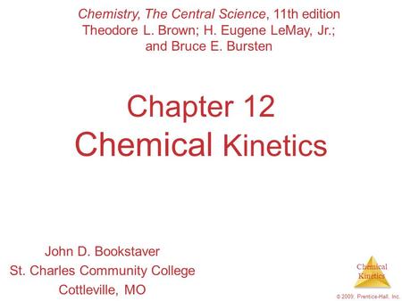 Chapter 12 Chemical Kinetics