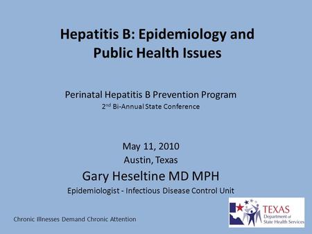 Hepatitis B: Epidemiology and Public Health Issues