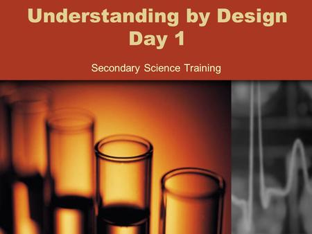 Understanding by Design Day 1