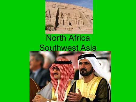 North Africa Southwest Asia