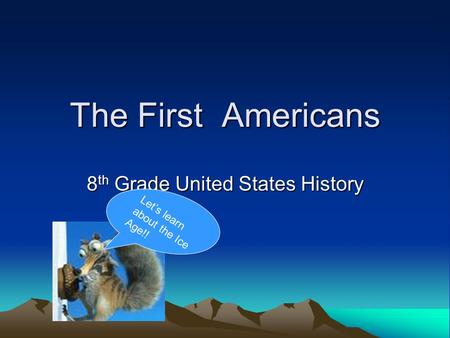 8th Grade United States History