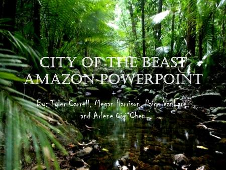 City of the Beast Amazon PowerPoint