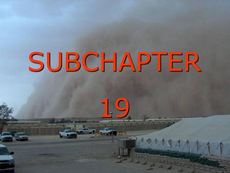 SUBCHAPTER19. SC 19 Study Where do numbers come from? Re-evaluate the basis of the numbers How would you come up with the numbers today?