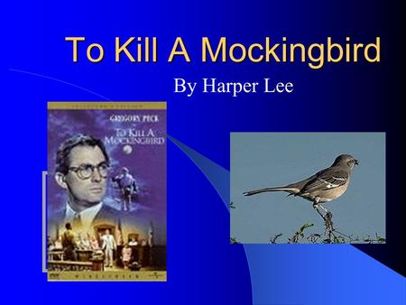 To Kill A Mockingbird By Harper Lee                                                   