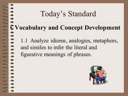 Today’s Standard Vocabulary and Concept Development