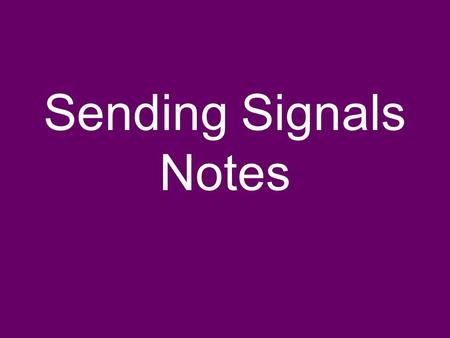 Sending Signals Notes. Structure of Single Neuron.